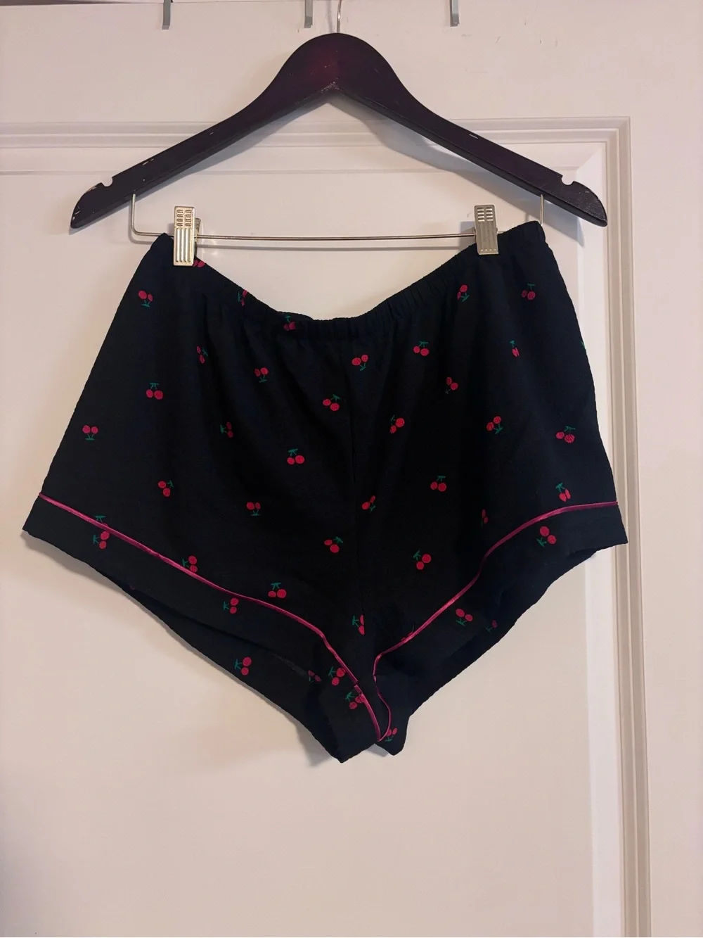 Womens 3 piece Pj Set Cherry print. Never worn!